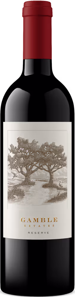 gamble estates reserve cabernet sauvignon bottle